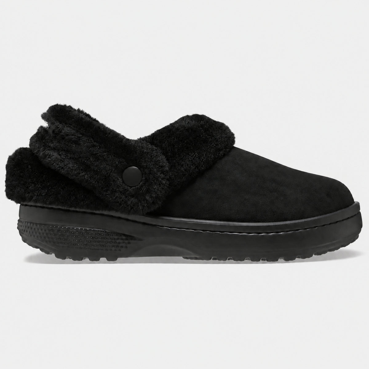 Women’s Faux-Fur Lined Vegan Suede Clogs