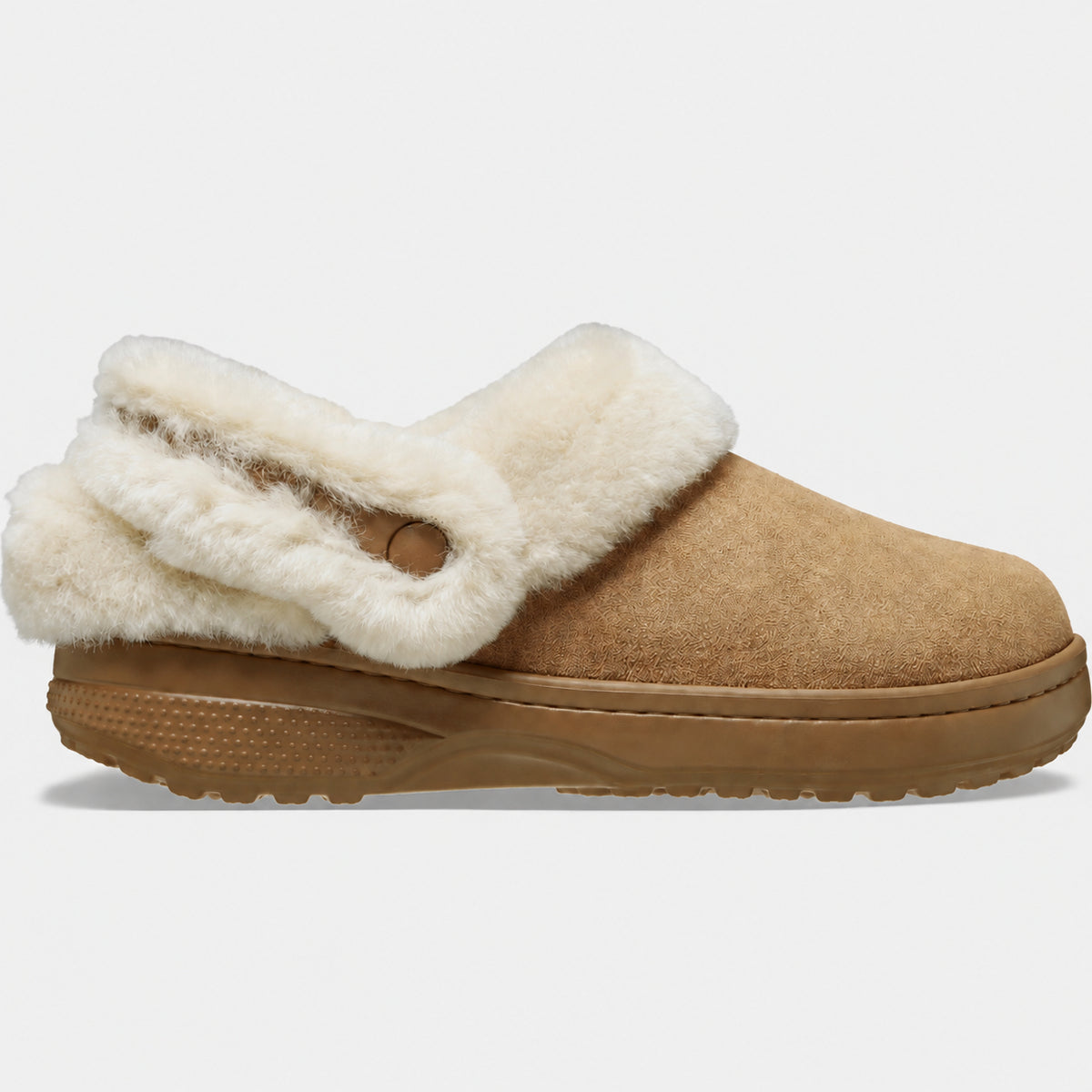 Women’s Faux-Fur Lined Vegan Suede Clogs