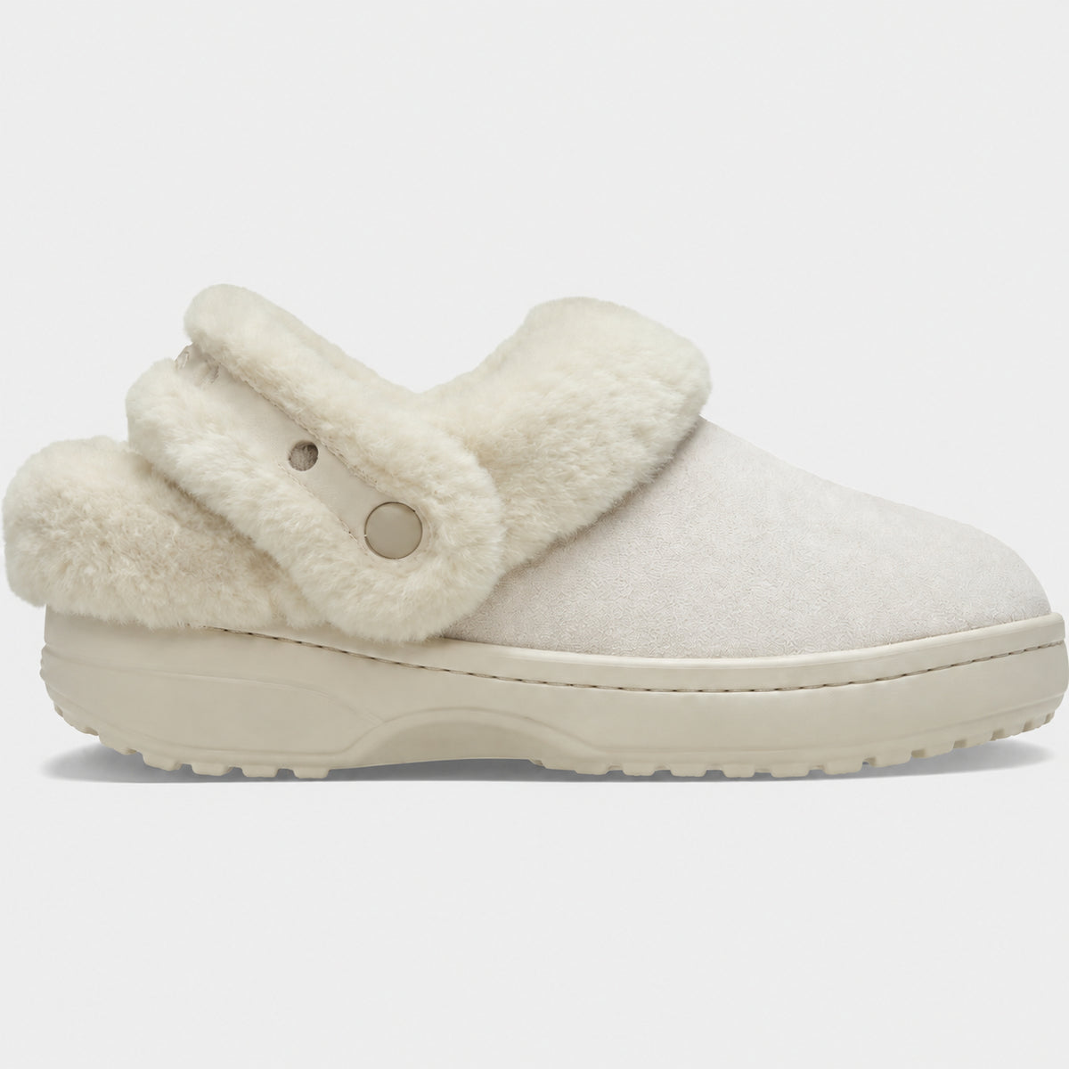 Women’s Faux-Fur Lined Vegan Suede Clogs